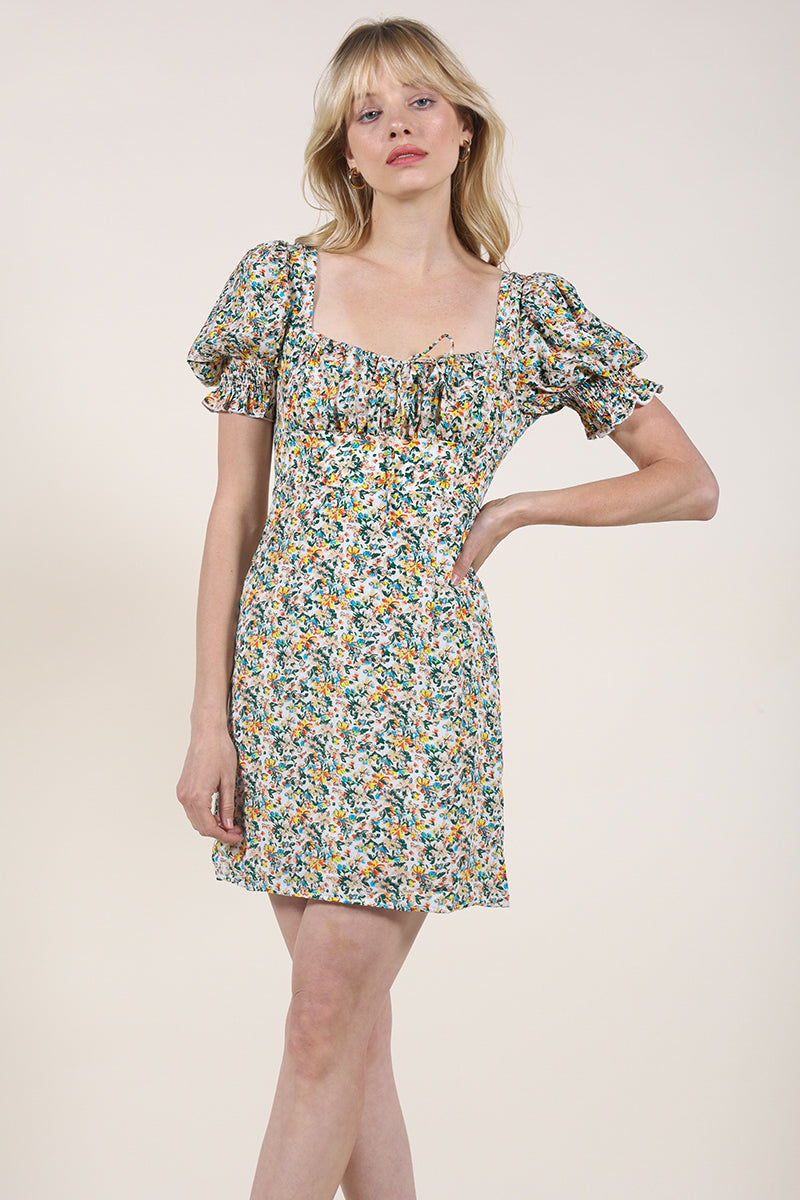 Square neck milkmaid outlet dress