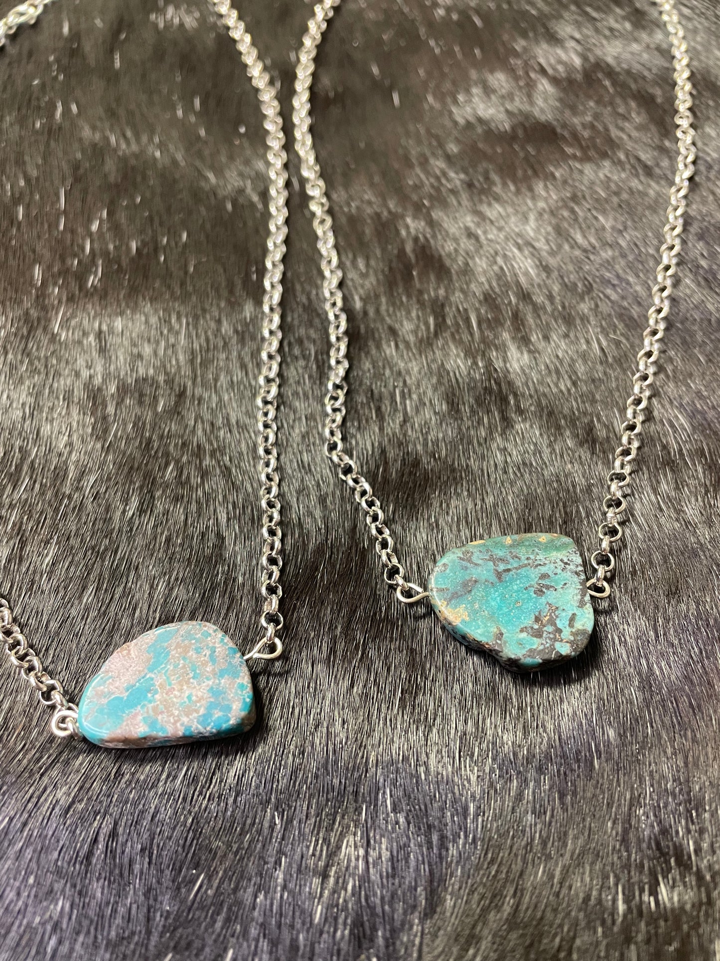 Authentic Slab Turquoise Necklace