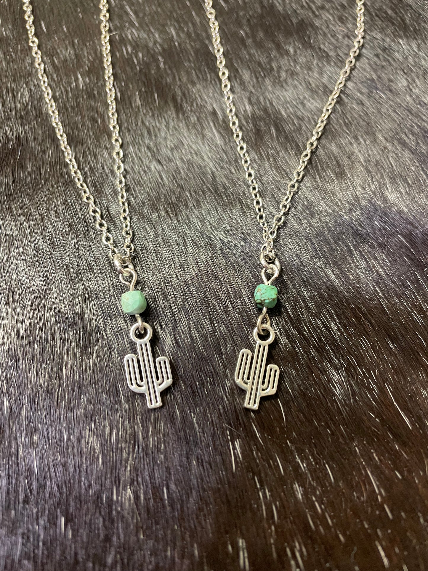 Turquoise Cactus Necklace