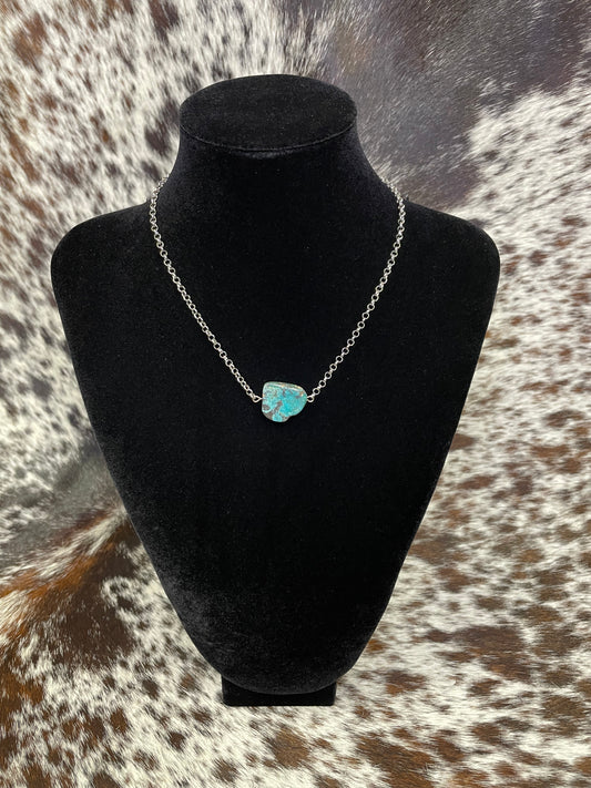 Authentic Slab Turquoise Necklace