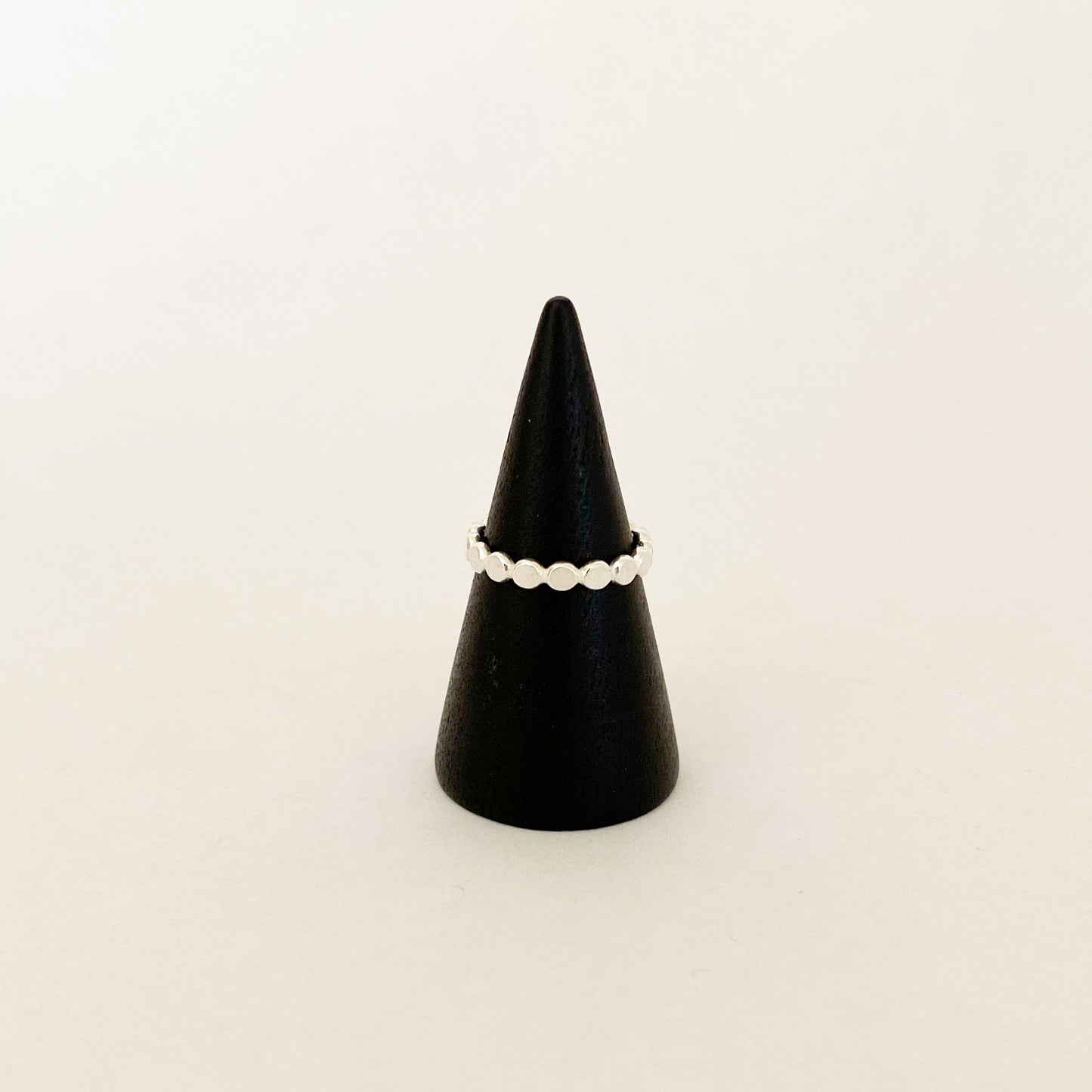 Stacker Ring- Hammered bead