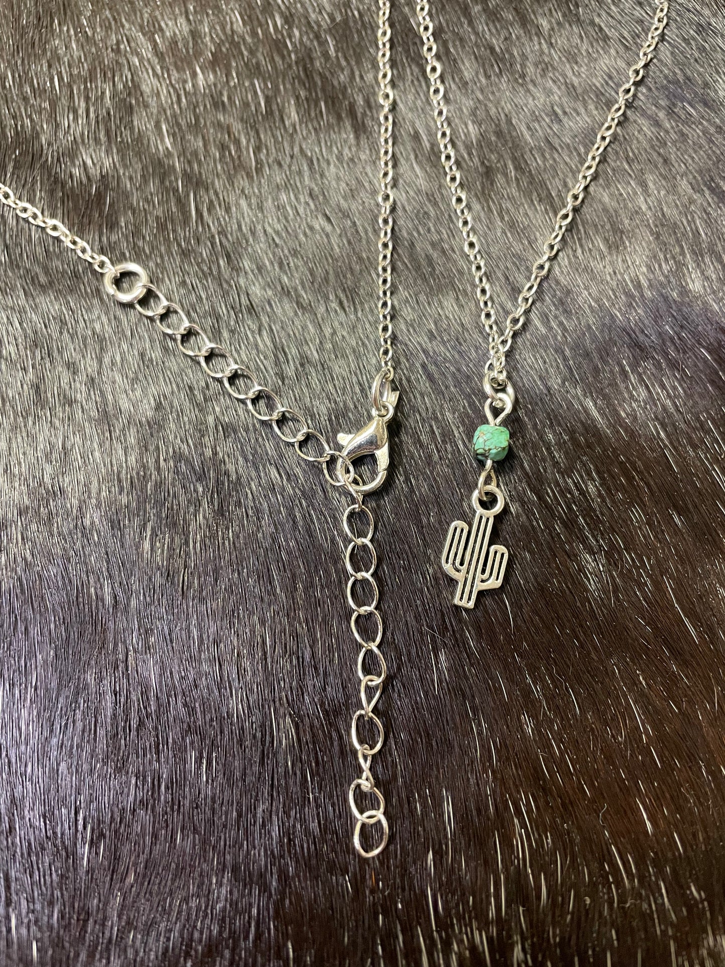 Turquoise Cactus Necklace