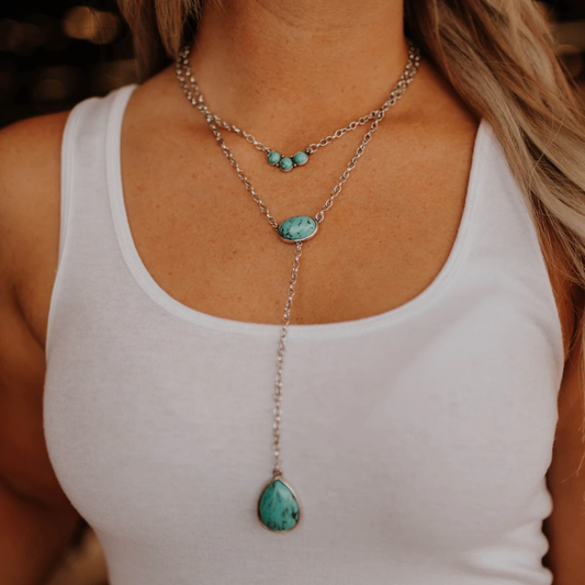 Turquoise Layer Necklace