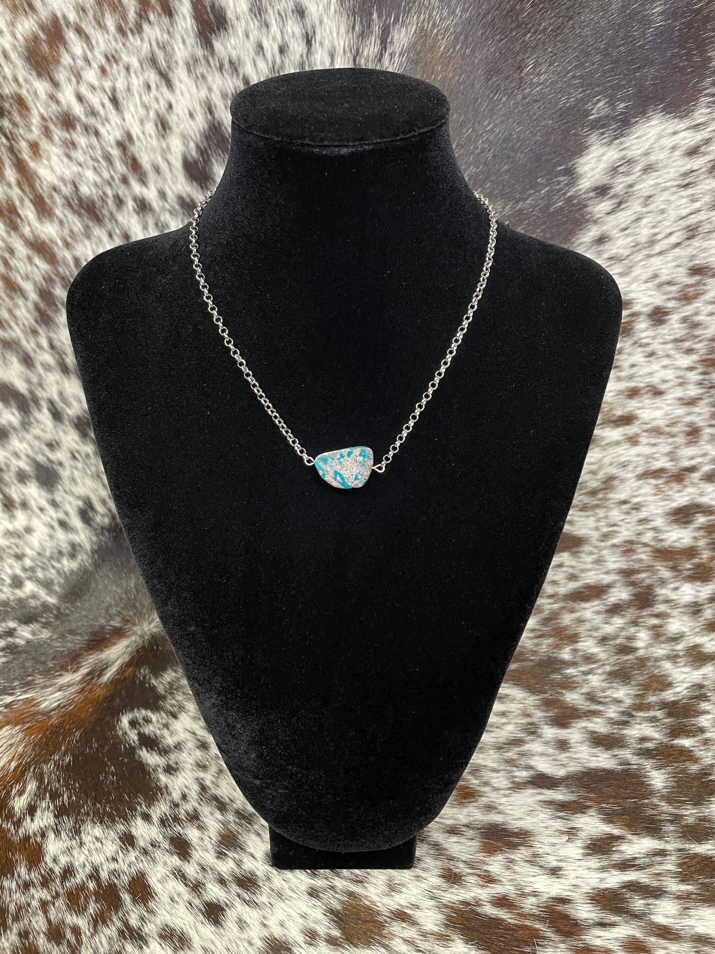 Authentic Slab Turquoise Necklace